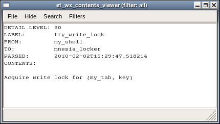 The same trace Event in the collectors view The same trace Event in the collectors view